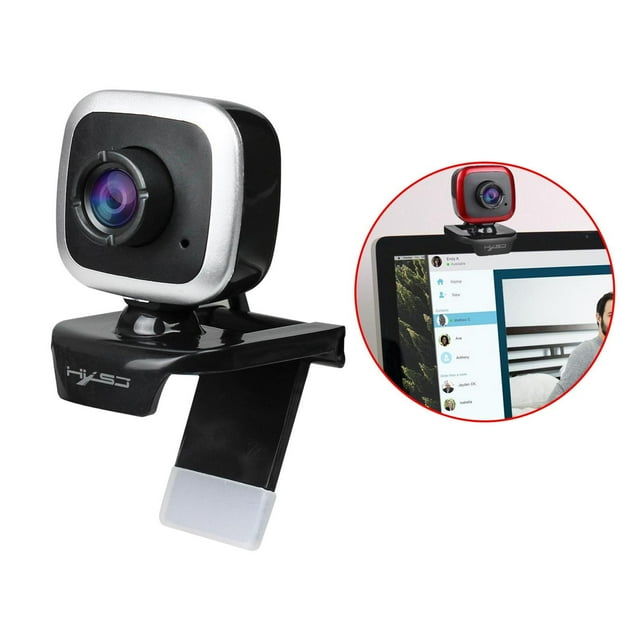 Cámara ordenador de La Cámara Web USB de La Computadora Portátil 480P para Videoconferencias, Fácil de utilizar Hugo cámara de computadora inalámbrica