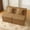 Loveseat + Brown, variant on Modern Armless Loveseat, Black Boneless Corduroy Couch for Small Spaces, Compact Apartments or Living Rooms, No Assembly Required