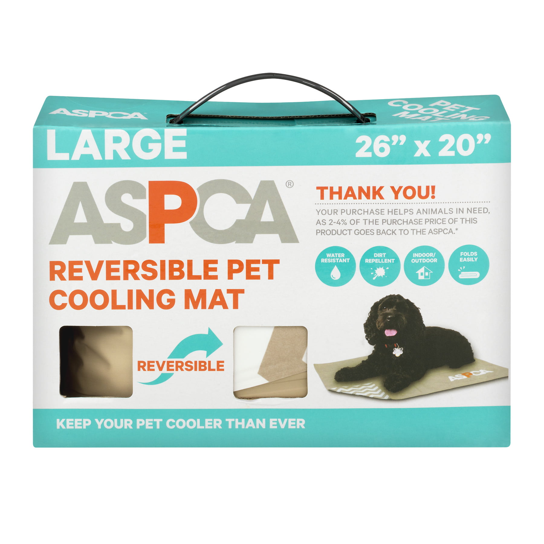 reversible pet cooling mat