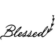 Inkbox Temporary Tattoos, Blessed + Cross, 2 Pack