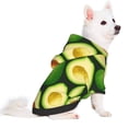 thumbnail image 2 of Fotbe Avocado Sudadera con Estampado para Perros Pequeños – Suéter con Capucha para Mascotas, Tela Suave de Forro Polar con Bolsillo-Large, 2 of 7