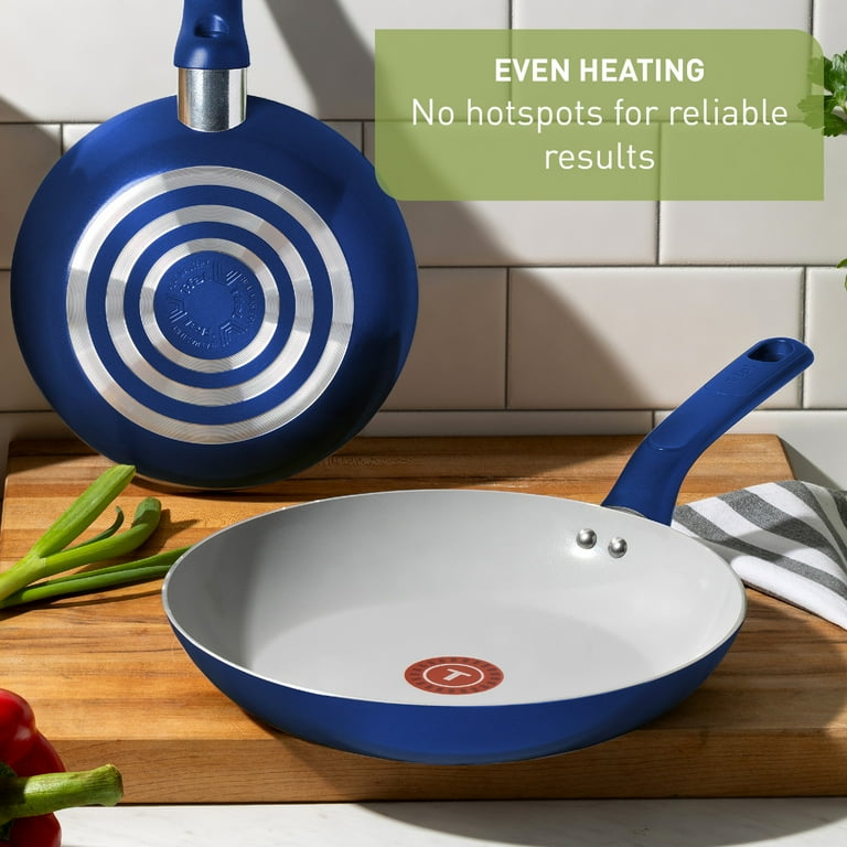 T-fal Easy Care Ceramic, 20 Piece Pots and Pans Cookware Set