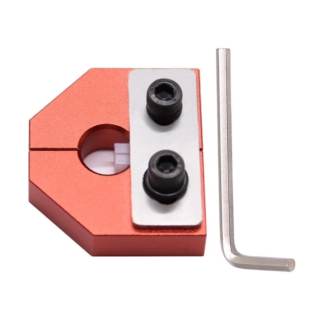 Conector de soldador de filamento de alta resistencia y precisión para impresora 3D con sensor de filamento y llave para PLA ABS de 1,75 mm, color rojo