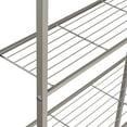 thumbnail image 6 of Honey-Can-Do Steel 2-Shelf Over-The-Toilet Space Saver with Towel Rack, Satin Nickel, 6 of 7