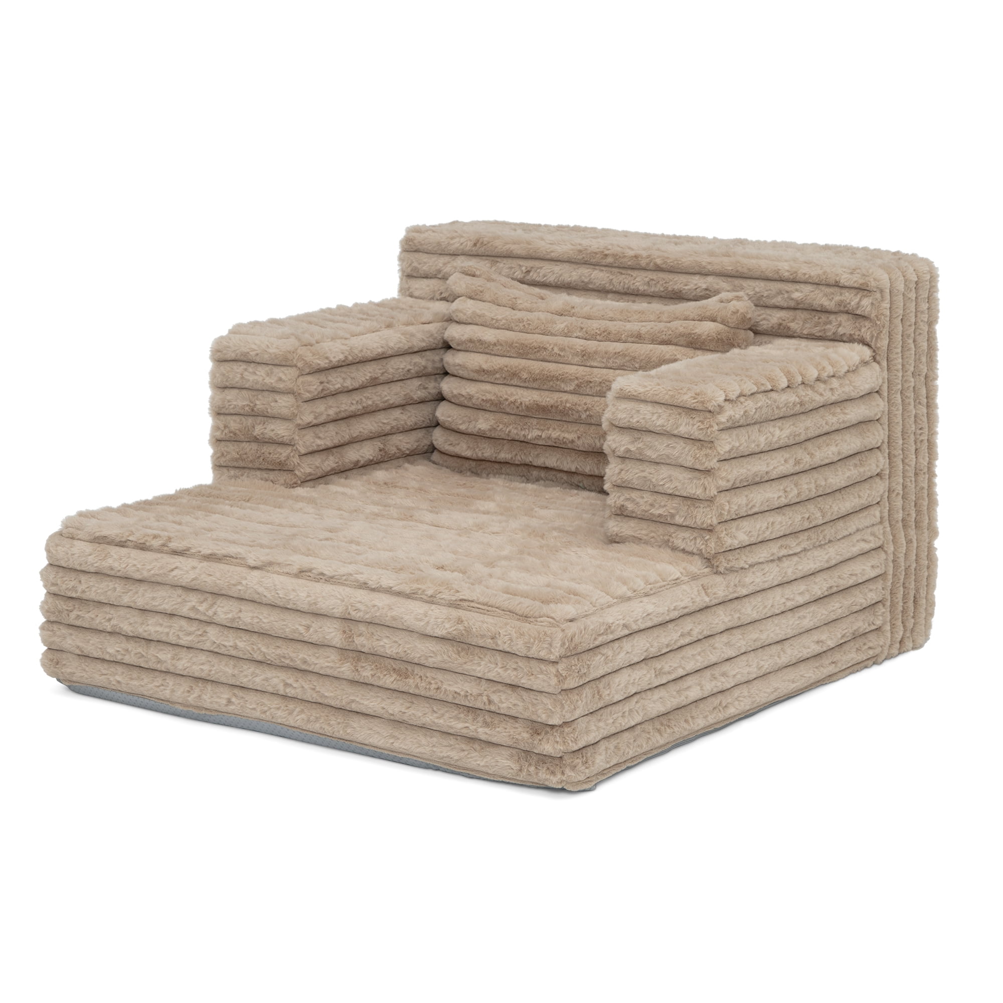 Delta Children Cozee Chaise Bedtime Lounger Chair, Light Tan Corduroy