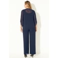 thumbnail image 2 of Catherines Women's Plus Size Accolades Georgette 3-Piece Pant Suit, 2 of 5