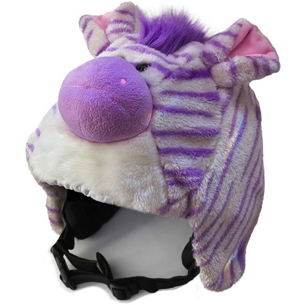 crazeeHeads Zoe the Zebra Plush Helmet Cover - Walmart.com - Walmart.com