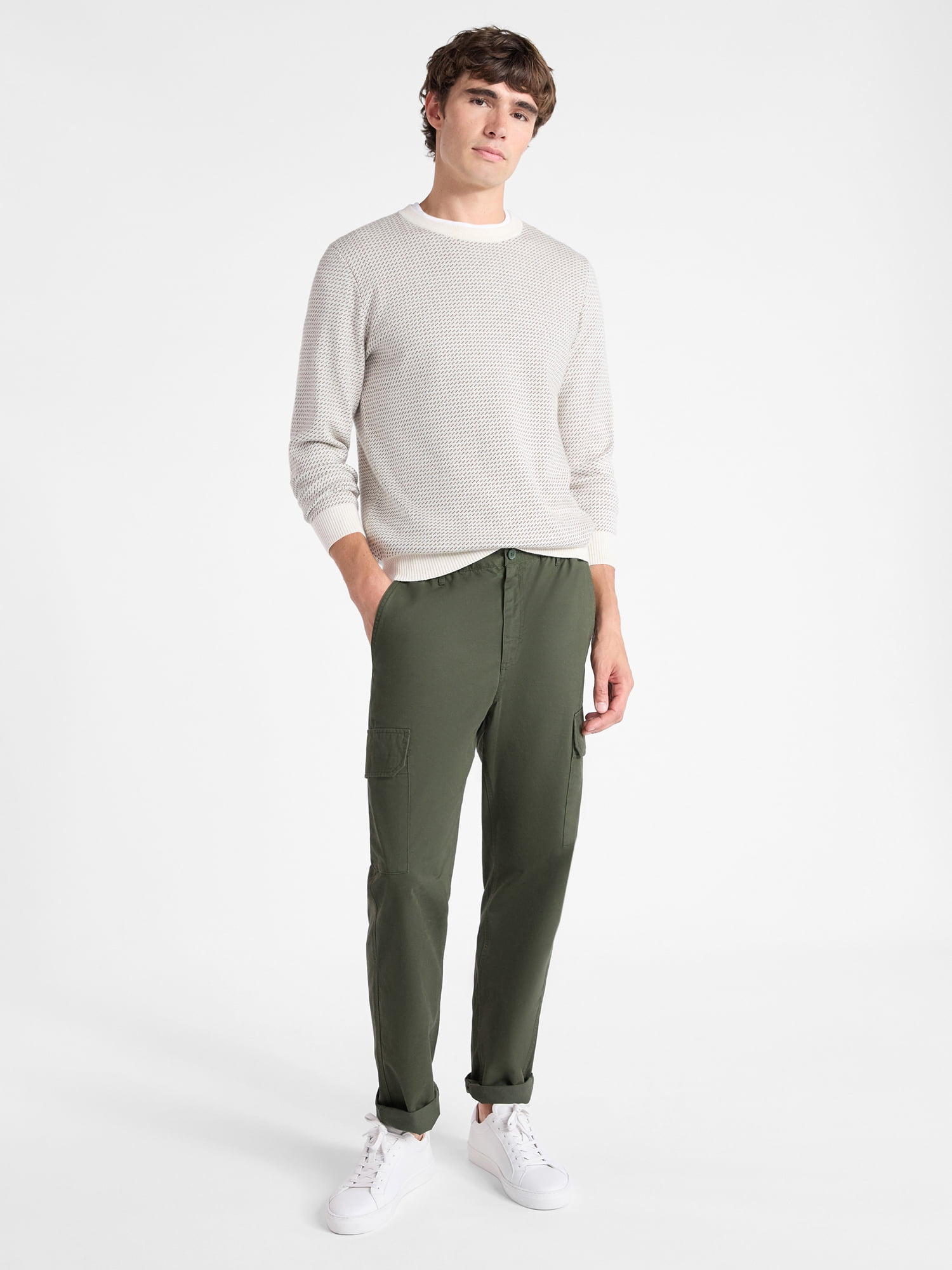Free Assembly Nordic Stitch Sweater, Size XS-3XL