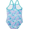 thumbnail image 2 of Speedo Girls Thin Strap One Piece Swimsuit (Ceramic, X-Small 5/6), 2 of 2