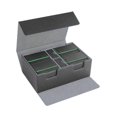 thumbnail image 1 of Solución de almacenamiento de barajas de cartas premium para entusiastas del deporte Interior gris y verde., 1 of 9