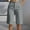 Gray, variant on Sentmoon Swim Shorts Women High Waist Bermuda Shorts Breathable Solid Color Regular Fit Women's Shorts with Pockets Fashion for Going out and Summer Vacation S-3XL