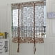 thumbnail image 1 of Cortina de Ventana Romana Jacquard Floral BLESIY 80x100cm Transparente, 1 of 8