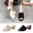 thumbnail image 2 of PFDDRW Sandals Women Ladies Fashion Summer Color Mesh Breathable High Heels, 2 of 8