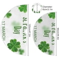 thumbnail image 3 of Coolnut St. Patrick's Day Shamrock Christmas Tree Skirt Tree Skirt for Holiday Party Home Christmas Day Ornaments48", 3 of 6
