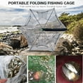 thumbnail image 4 of Jaula de inmersión fundida plegable para pesca, cangrejo, camarones, peces, cangrejos, red, trampa (6 agujeros), 4 of 8