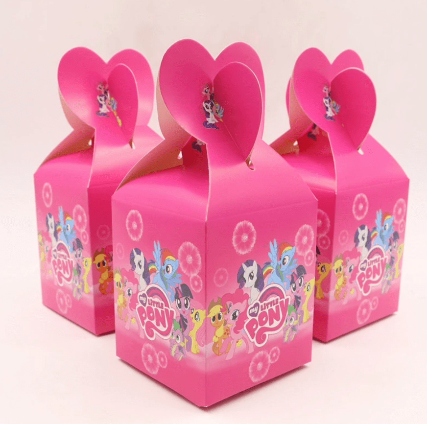 My little pony party decorations,candy box,set 10pcs candy box, pony