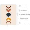 thumbnail image 2 of HAUS AND HUES Moon Phases Wall Art Boho Prints Mid Century Modern Wall Art Boho Posters and Prints Moon Picture Wall Art Mid Century Modern Print Moon Decor & Moon Poster UNFRAMED 12” x 16”, 2 of 6
