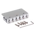 thumbnail image 3 of UPGRATOR Guitar Bridges Guitar Bridge Metal Silver 1 Set For Jazz Musicians, 3 of 8