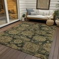 thumbnail image 6 of Addison Rugs Chantille Indoor/Outdoor Transitional Floral Charcoal Washable Rectangle Rug, 5' x 7'6", 6 of 6