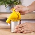 thumbnail image 5 of UNLLLL 3 in 1 Food Grade Silicone Pet Can Lid, Cat Paw Shaped Can Lid, Airtight Seal Cover for Wet Food Freshness, for Cats and Dogs Snack Sealing (Yellow), 5 of 7