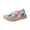Blue, variant on Loafers for Women Casual Travel Painted Walking Shoes Mesh Knit Slip On Lightweight Comfortable Canvas Fashion Sneakers Non Slip Shoes Blue 7 Wide
