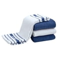 thumbnail image 5 of All-Clad Popcorn Texture Cotton Blend, Kitchen Towels, 4-Pack, Indigo, 5 of 5