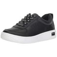 thumbnail image 1 of Guess Womens Hype Low Top Lace Up Fashion Sneakers, Black, Size 5.5, 1 of 6