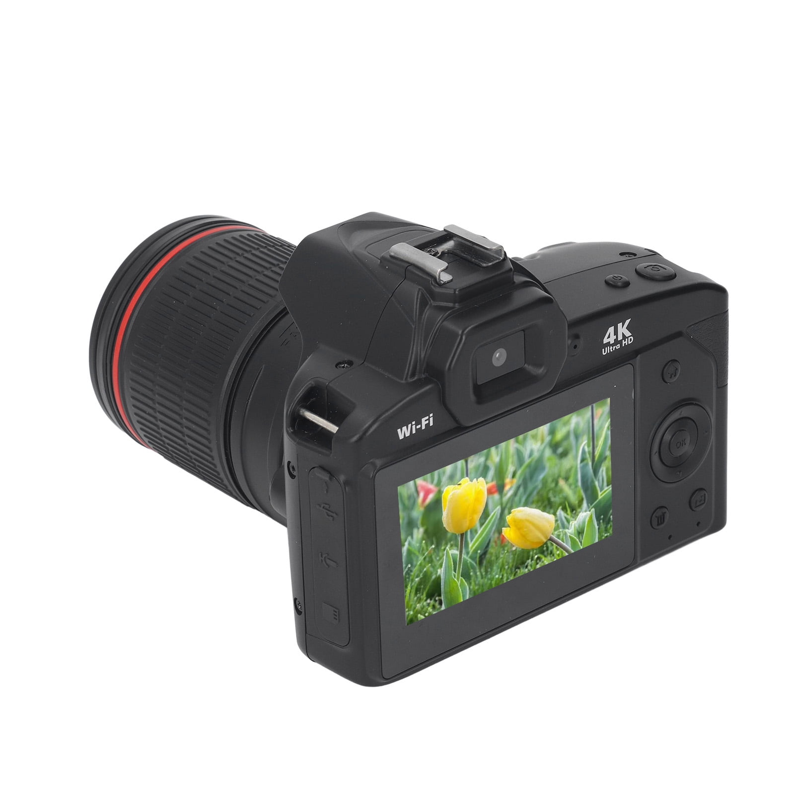 4K Digital Camera, 64MP 16x Digital Zoom Dual Cameras Camcorder With Memory Card Night  Photography Travel Digital Video Camera For Beginners