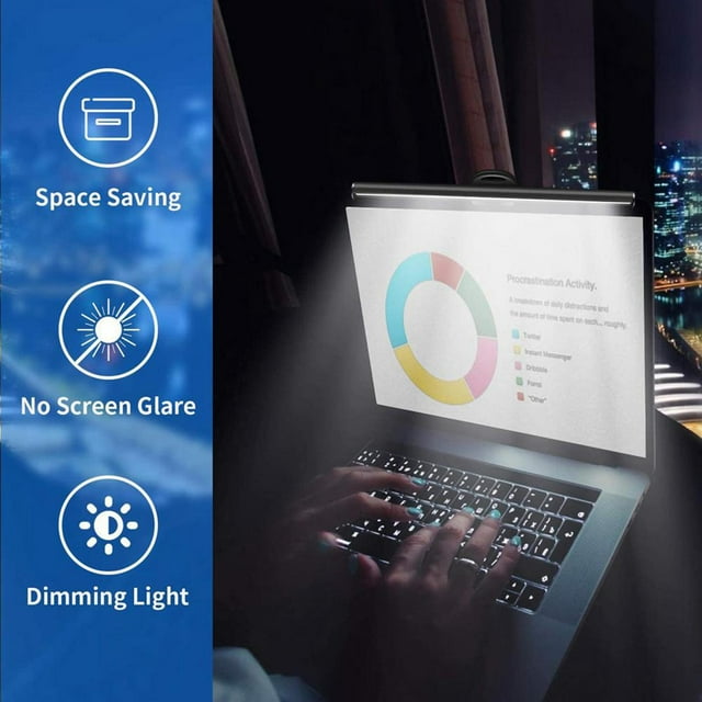 Luz de Motor para ordenador portátil, barra de lámpara de lectura lámpara de trabajo LED, lámparas de Motor alimentas por USB, ajustar lámpara de - 26cm Colco Lámpara colgante de pantalla