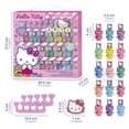 thumbnail image 5 of Set de Esmaltes de Agua Hello Kitty Lavables con 15 Colores, Pegatinas y Caja de Regalo para Niñas - MAKEUPERIA, 5 of 5