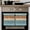 Blue, variant on Farmhouse Yellow Brown 1 Pack Kitchen Towel, Water Absorbent Dish Towel, Vintage Wooden Striped Decorative Hand Towels - Quick Drying Cloth for Cooking Baking, 18x28 Inch