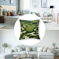 thumbnail image 5 of nygtbtfer Decorative Throw , Square Set Cushion Case, Soft - Green Course White, 5 of 7