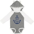 thumbnail image 3 of Inktastic Just Arrived Nautical Anchor Boys or Girls Long Sleeve Baby Bodysuit, 3 of 5