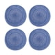 thumbnail image 1 of Posavasos para bebidas, 4 unidades, tapete circular para tazas, almohadilla para tazas con aislamiento térmico, tapete para platos y cuencos, rendimiento probado, 1 of 8