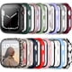 thumbnail image 1 of 16 Pack Case for Apple Watch SE 2 Series 6/5/4 40mm Tempered Glass Screen Protector, All Round Full Hard PC Cover Bumper for iWatch 40mm Accessories, 1 of 5