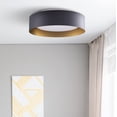 thumbnail image 4 of Bromi Design Lynch Metal Flush Mount Ceiling Light in White, 4 of 5