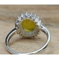 thumbnail image 4 of Natural Yellow Sapphire 5.10 Carat Ring, 925 Sterling Silver, Handmade Ring For Men And Woman, Christmas Gift., 4 of 4