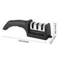 thumbnail image 2 of Knife Sharpener Handheld Sharpening Stone Portable 3/4 Stage Kitchen Accessories, 2 of 6