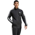thumbnail image 3 of adidas Mens Big Essentials Warm-Up 3-Stripes Track Top Jacket (Black/White, Large/Tall), 3 of 4