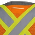 thumbnail image 5 of Pioneer 300D Oxford with Mesh Back Surveyor Vest  - Color:  Hi-Vis Orange  - Size: 3XL, 5 of 8