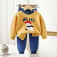 thumbnail image 2 of Zshosam Fall Infant Girl Clothes Girls 2 Piece Outfits Long Sleeve Raglan Top and Slim Fit Pants Daily Wear Set Size 6 12 Months,(Dark Blue 6-12 Months), 2 of 5