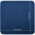 thumbnail image 3 of Microfiber Dish Cloths High Absorbent Dish Rags for Washing Dishes Kitchen Wash Cloths with Poly Scour Side 6Pack 12 Inch x 12 Inch Navyblue, 3 of 7