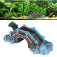 thumbnail image 1 of Pont d'Arche de Poisson, Résine Aquarium Pont Décoration Cachette Lieu Réaliste Simulation de Texture Nettoyage Facile pour l'Aménagement Paysager, 1 of 8