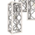 thumbnail image 4 of Hunter - Gablecrest 3-light Distressed White, Medium Size Cluster Light, Dimmable, Transitional Style, Round Shaped, for Bedrooms, Dining, Living Rooms - 19996, 4 of 7