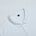 thumbnail image 6 of kamemi Men Polo Shirts Mens Short Sleeve Classic Chine Polo Shirt Core(White,3XL), 6 of 6