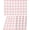 Pink White, variant on Linen Pink and White Buffalo Check Plaid Placemats Set of 4 Gingham Pink Farm Birthday Party Easter Place Mats for Home Kitchen Dining Table Decoration (12" x 18")