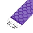thumbnail image 3 of Uxcell 1.61 inch Flat Width 3.3ft Length 2:1 Rate Purple Heat Shrink Wrap Tubing Sleeve for Fishing Rod Grips Handle, 3 of 5