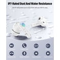 thumbnail image 6 of Wireless Earbuds, Bluetooth 5.4 Headphones Bass Stereo, Ear Buds with Noise Cancelling Mic, LED Display in Ear Earphones Clear Calls, IP7 Waterproof Bluetooth Earbuds for Phones/Sports/Laptop, White, 6 of 10