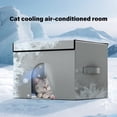 thumbnail image 4 of AOOOWER Weatherproofs Cats Cooling House,Insulated Air Conditioned Cats Dog Houses, 4 of 9
