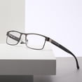 thumbnail image 2 of Gafas de lectura para personas mayores, gafas de lectura de moda para personas mayores, montura óptica de metal para gafas de lectura., 2 of 5